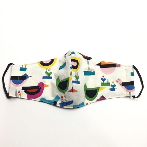 ‎2/$15 - Bird Mask, Modern Bird Pattern Face Mask, Filti Filter - Picture 3 of 14